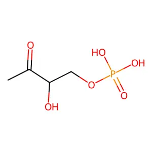 2-Hydroxy-3-oxobutyl phosphate structure