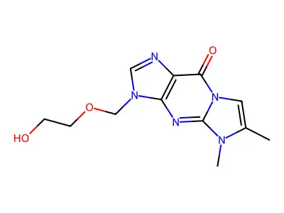N2-Methyl-1,N2-isopropenoacyclovir structure