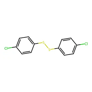 Bis(p-chlorophenyl)disulfide structure