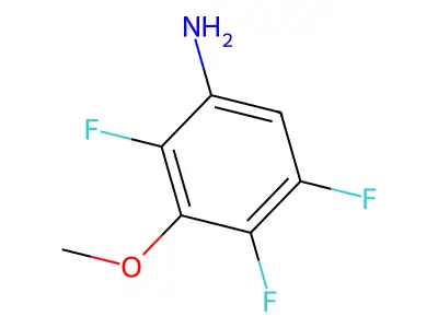 2,4,5-Trifluoro-3-methoxyaniline structure