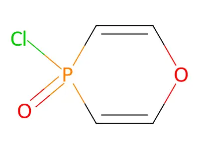 4H-1,4-Oxaphosphorin, 4-chloro-, 4-oxide structure