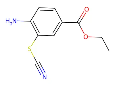 Ethyl 4-amino-3-thiocyanatobenzoate structure