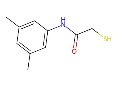 N-(3,5-dimethylphenyl)-2-sulfanylacetamide structure