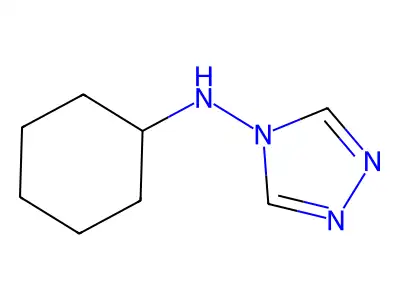 4H-1,2,4-Triazol-4-amine, N-cyclohexyl- structure