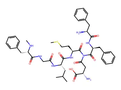 neurokinin B (4-10), beta-Asp(4)-Me-Phe(7)- structure