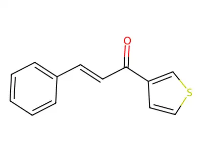 3-Phenyl-1-thiophen-3-ylprop-2-en-1-one structure