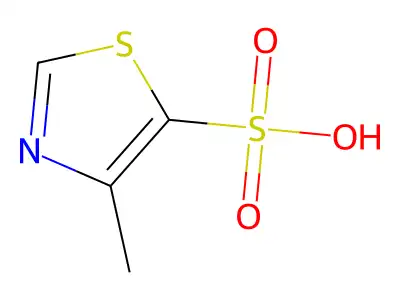 4-Methyl-1,3-thiazole-5-sulfonic acid structure