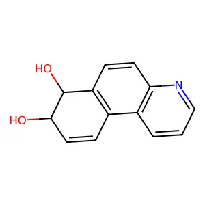 Benzo(f)quinoline-7,8-diol, 7,8-dihydro- structure
