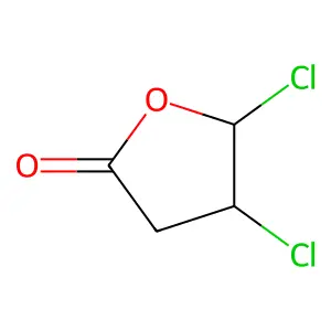 Dihydro-4,5-dichloro-2(3H)-furanone structure