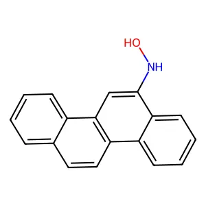 N-hydroxy-6-aminochrysene structure