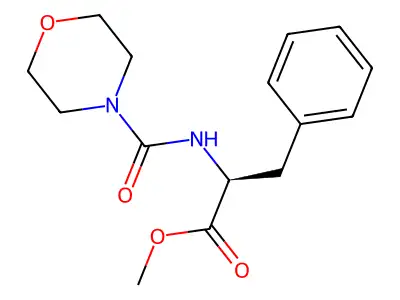 (S)-methyl 2-(morpholine-4-carboxamido)-3-phenylpropanoate structure