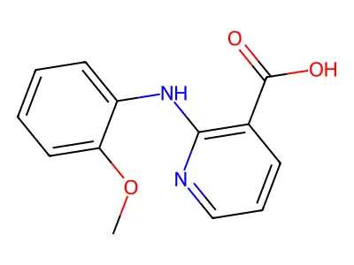 2-[(2-Methoxyphenyl)amino]pyridine-3-carboxylic acid structure