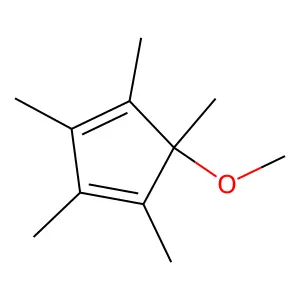 1,3-Cyclopentadiene, 5-methoxy-1,2,3,4,5-pentamethyl- structure