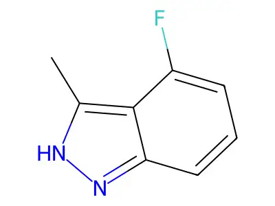 4-Fluoro-3-methyl-1H-indazole structure