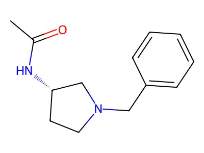 1-Benzyl-3-acetamidopyrrolidine structure
