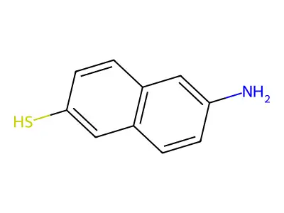 6-Aminonaphthalene-2-thiol structure