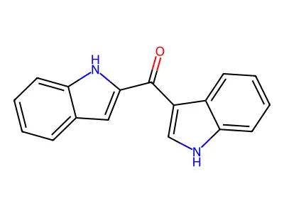 (1H-Indol-2-yl)(1H-indol-3-yl)methanone structure