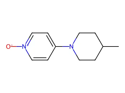 Pyridine, 4-(4-methyl-1-piperidinyl)-, 1-oxide structure