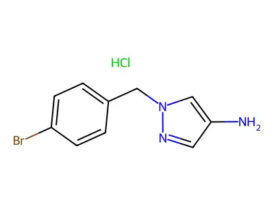 1-(4-bromobenzyl)-1H-pyrazol-4-amine structure