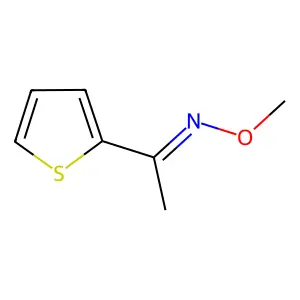 2-Acetylthiophene O-methyloxime structure