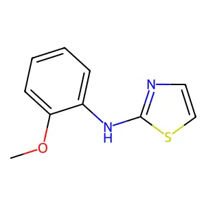 N-(2-Methoxyphenyl)-2-thiazolamine structure