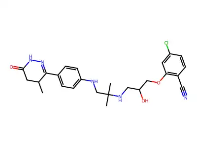 Oberadilol structure