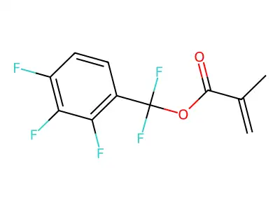 Pentafluorobenzyl Methacrylate (stabilized with BHT) structure