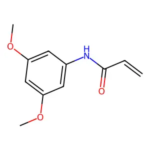 N-(3,5-dimethoxyphenyl)prop-2-enamide structure