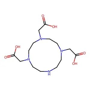 1,4,7-Tris(carboxymethyl)-1,4,7,10-tetraazacyclododecane structure