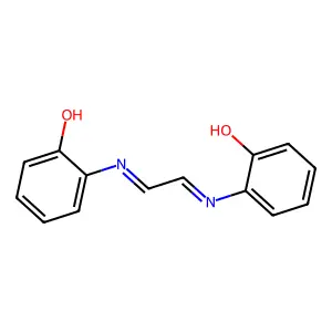 Phenol, 2,2'-(1,2-ethanediylidenedinitrilo)bis- structure