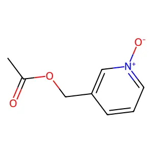 (1-Oxidopyridin-1-ium-3-yl)methyl acetate structure