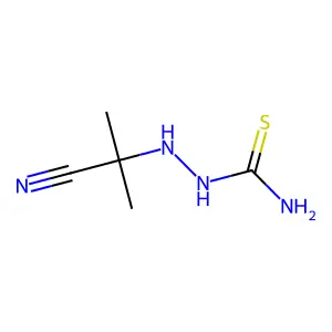 [(1-Cyano-1-methylethyl)amino]thiourea structure