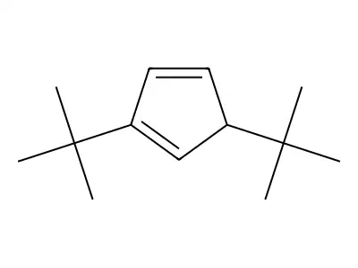 Di-tert-butylcyclopentadiene structure
