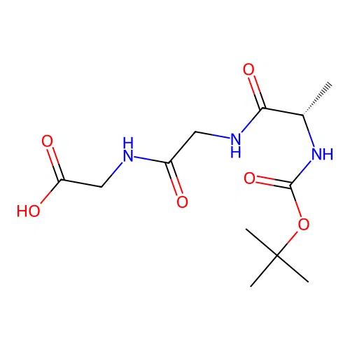 Boc-ala-Gly-Gly-OH structure