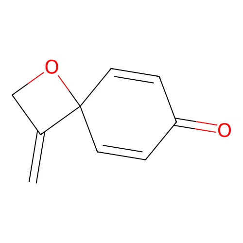 1-Oxaspiro[3.5]nona-5,8-dien-7-one, 3-methylene- structure
