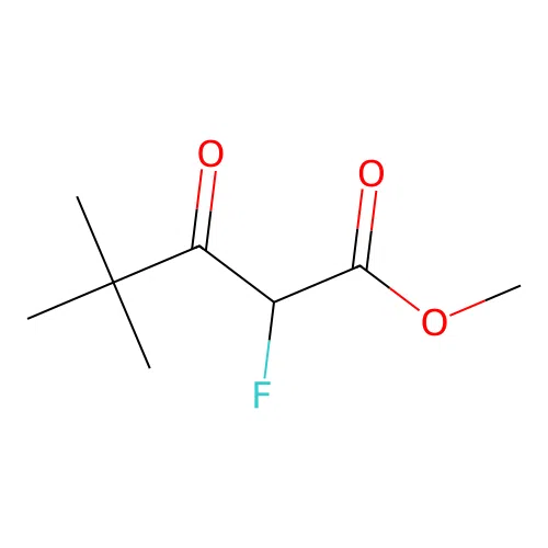 Methyl 2-fluoro-4,4-dimethyl-3-oxopentanoate structure