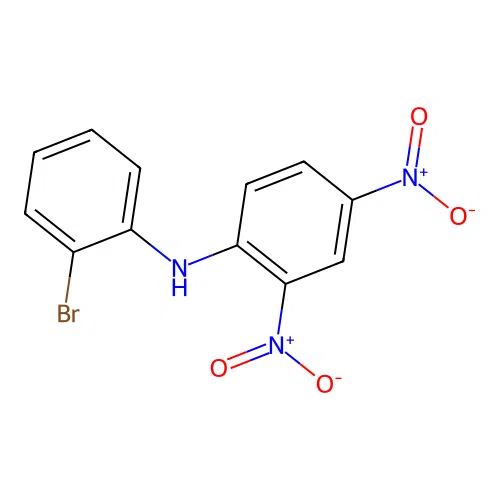 N-(2-bromophenyl)-2,4-dinitroaniline structure