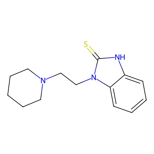 3-(2-piperidin-1-ylethyl)-1H-benzimidazole-2-thione structure
