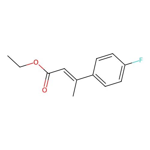 3-(4-Fluorophenyl)-2-butenoic acid ethyl ester structure