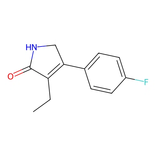 3-Ethyl-4-(4-fluorophenyl)-1,5-dihydro-2H-pyrrol-2-one structure