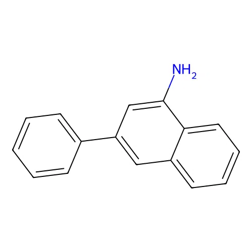 1-Amino-3-phenylnaphthalene structure