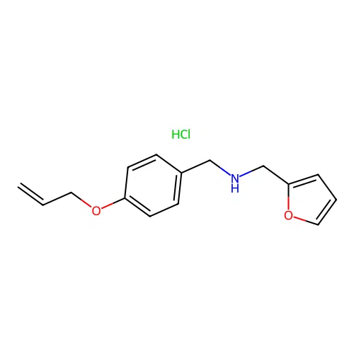 N-(4-(allyloxy)benzyl)-1-(furan-2-yl)methanamine hydrochloride structure