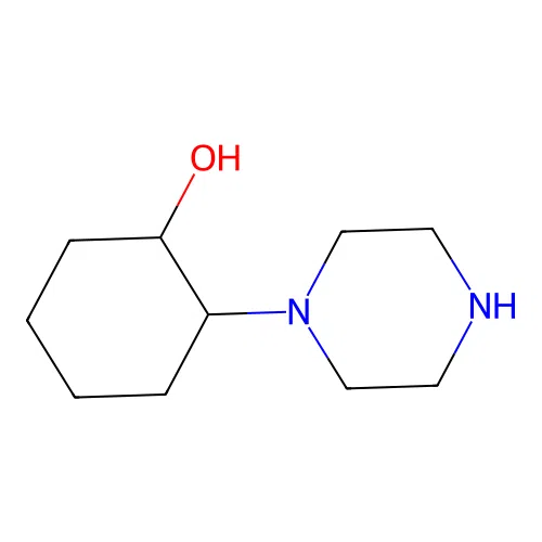 2-(Piperazin-1-yl)cyclohexanol structure
