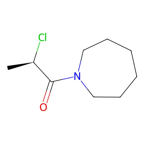 (2R)-1-(azepan-1-yl)-2-chloropropan-1-one structure