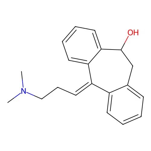 10-Hydroxyamitriptyline, (Z)- structure