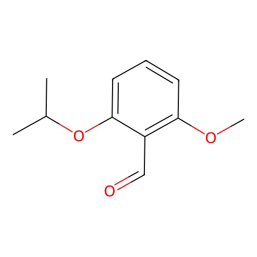 2-Methoxy-6-propan-2-yloxybenzaldehyde structure