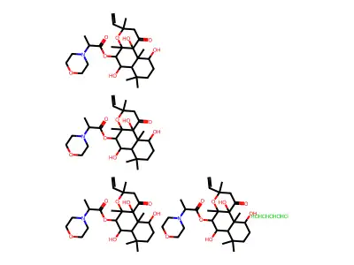 C27H43NO8.5/4ClH.H2O structure