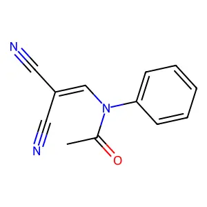 N-(2,2-Dicyanovinyl)-acetanilide structure