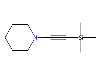1-[2-(Trimethylsilyl)ethynyl]piperidine structure