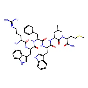 [(2R,5S)-5-(6-amino-2-chloro-purin-9-yl)tetrahydrofuran-2-yl]methanol structure